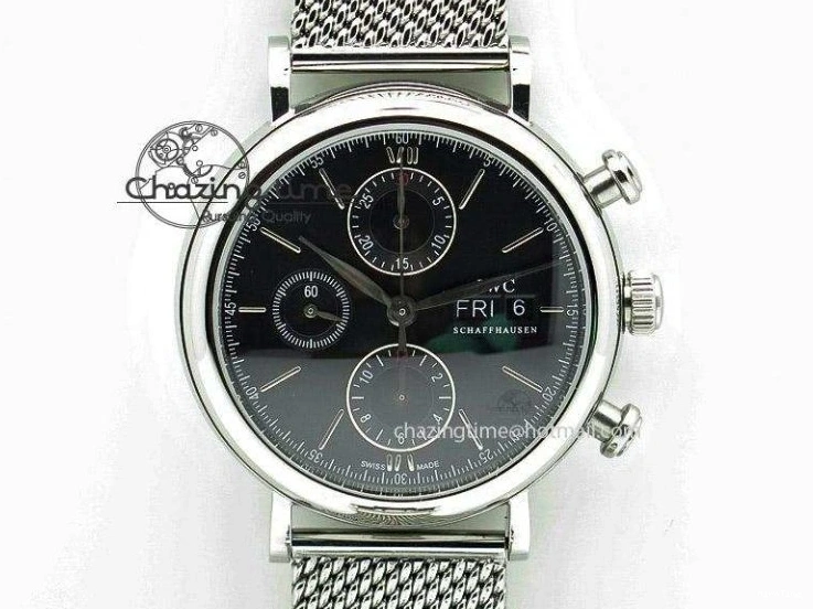 MIROTIME 0501 Mark XVI 1:1 Best Edition MK Maker SS Black Dial A2892 On Black Leather Strap Chic 7371